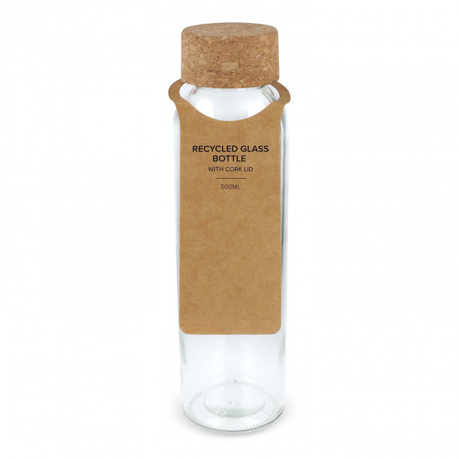 BOUTEILLE VERRE RECYCLE 500ML PERSONNALISEE 'LODO LIEGE'