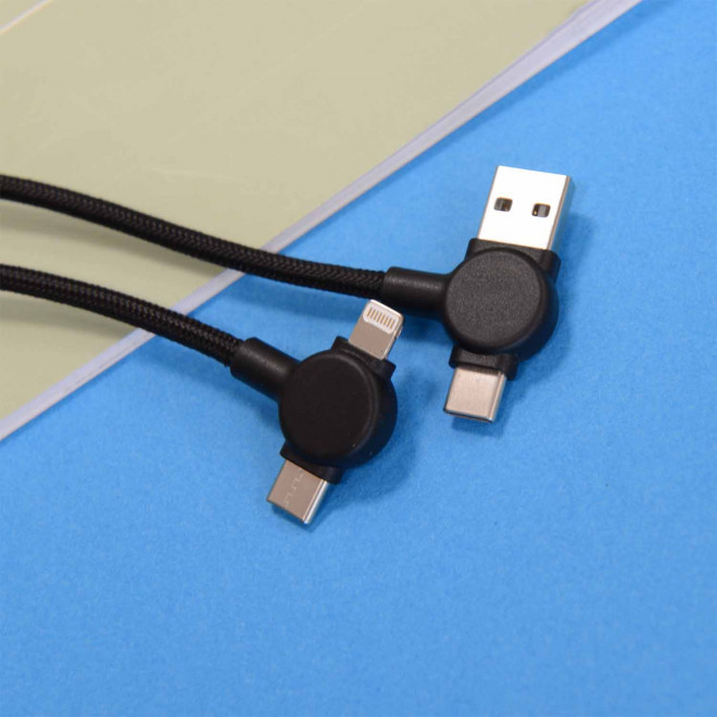 CABLE 4 EN 1 60W PERSONNALISABLE 'LUMIO LONG'