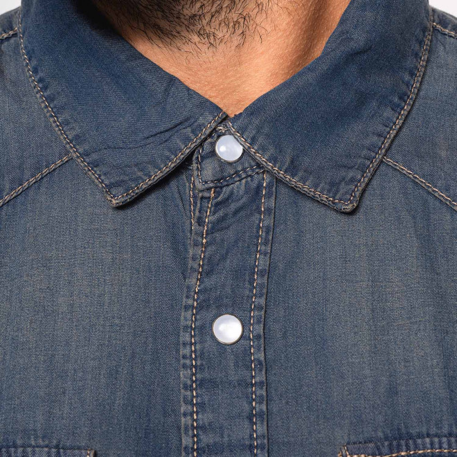 CHEMISE DENIM HOMME PERSONNALISABLE 'INDIGO RANGE'