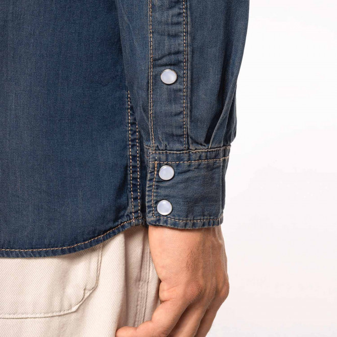 CHEMISE DENIM HOMME PERSONNALISABLE 'INDIGO RANGE'