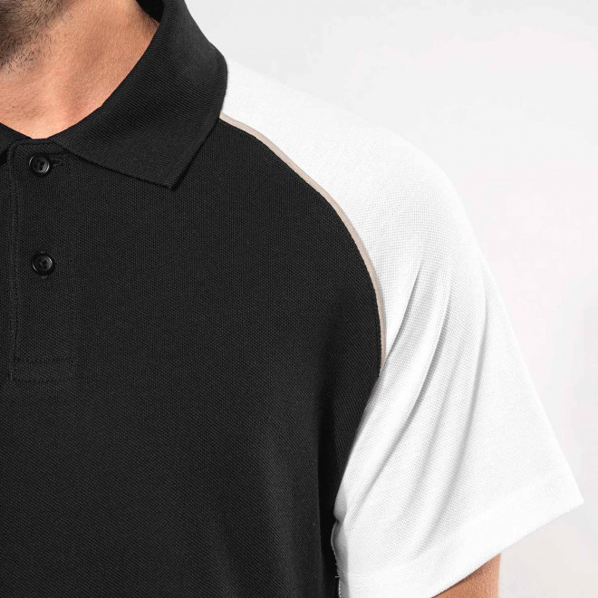 POLO MIXTE RAGLAN PERSONNALISABLE 'DUALTONE'