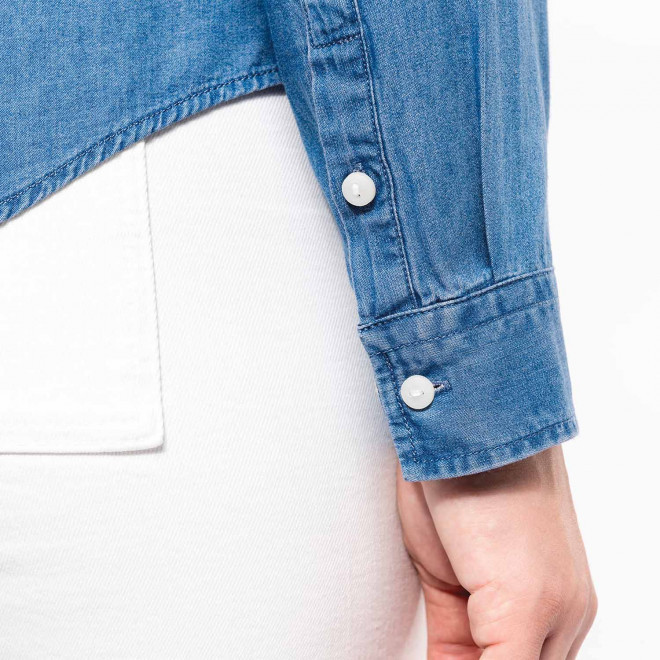 CHEMISE FEMME PERSONNALISEE 'URBAN DENIM'