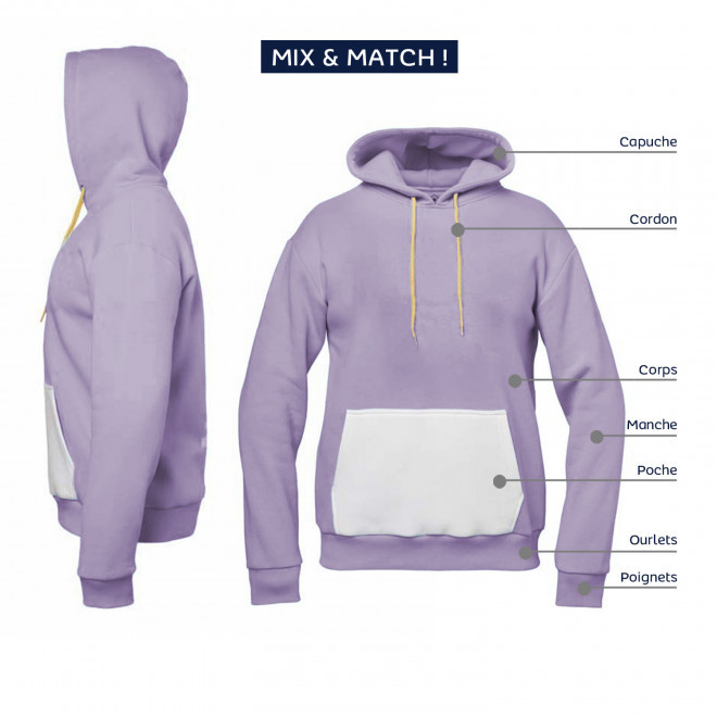 SWEAT SHIRT MIXTE PERSONNALISE 'DEBOSS EDITION'