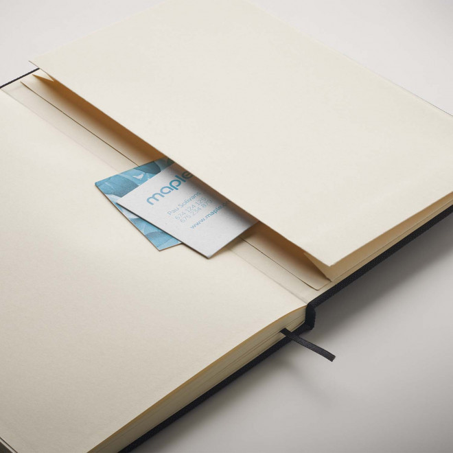 CARNET A5 FEUTRE RPET PERSONNALISABLE 'NEXUS'