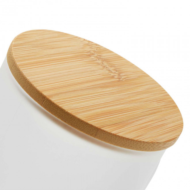 MUG VERRE COUVERCLE BAMBOU 330ML PERSONNALISABLE 'LEYHA'