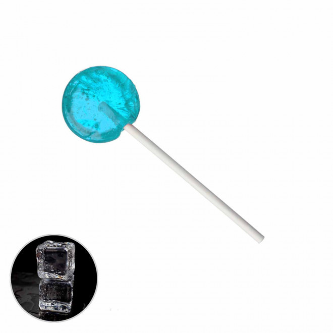 LOT DE 100 SUCETTES PLATES PERSONNALISABLE 'CHUPETTA' - ice