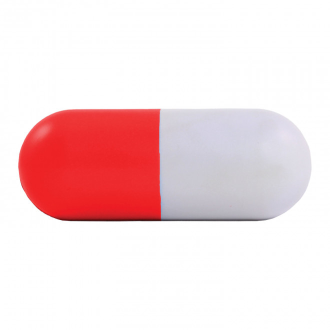 ANTISTRESS METIER PERSONNALISE 'STRESSKOOL PILULE' - rouge