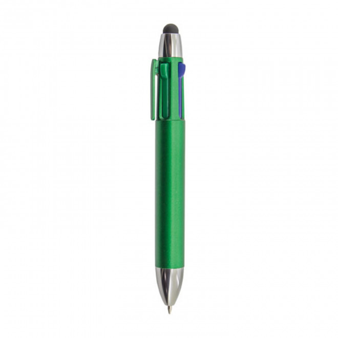 STYLO 4 COULEURS PERSONNALISABLE 'ZENAIR'   - vert
