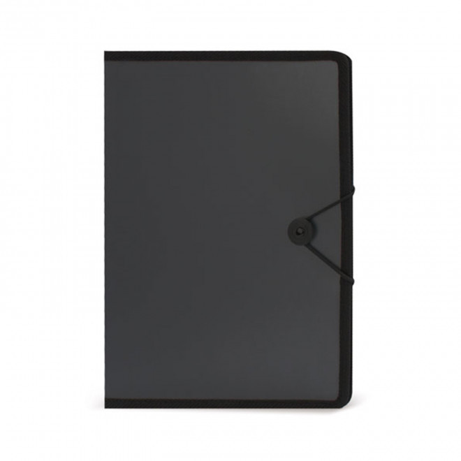 PORTE DOCUMENTS PERSONNALISABLE 'JULES' - noir