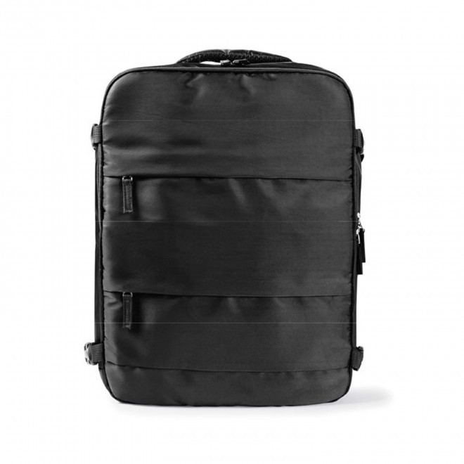 SAC A DOS CABINE PERSONNALISABLE 'RAQUEL' - noir