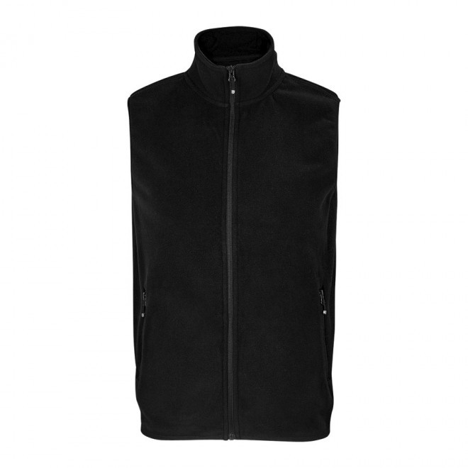 VESTE POLAIRE PERSONNALISÉE SANS MANCHE 'FACTOR' - noir