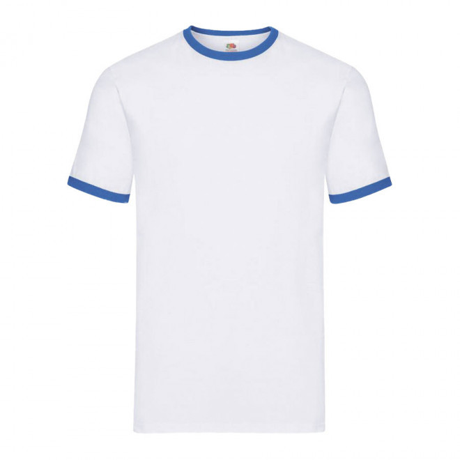 TEE-SHIRT BLANC PERSONNALISÉ 'JOHN' - blanc/bleu