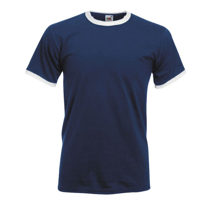 TEE-SHIRT MIXTE PERSONNALISÉ 'JOHN' - marine