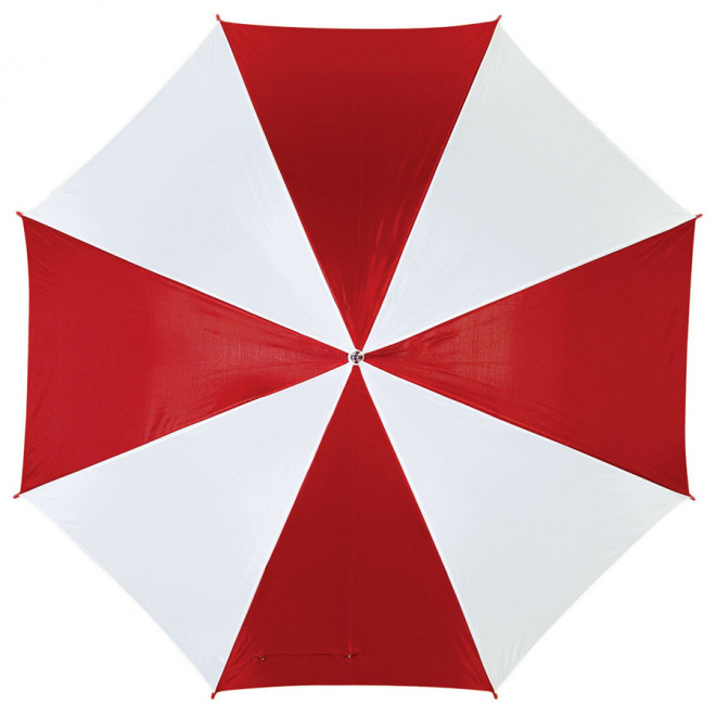 PARAPLUIE PLIABLE PUBLICITAIRE 'EDIMBOURG' - rouge/blanc