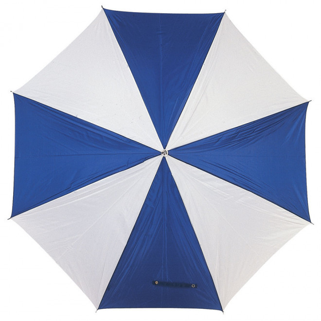 PARAPLUIE PLIABLE PUBLICITAIRE 'EDIMBOURG' - bleu/blanc