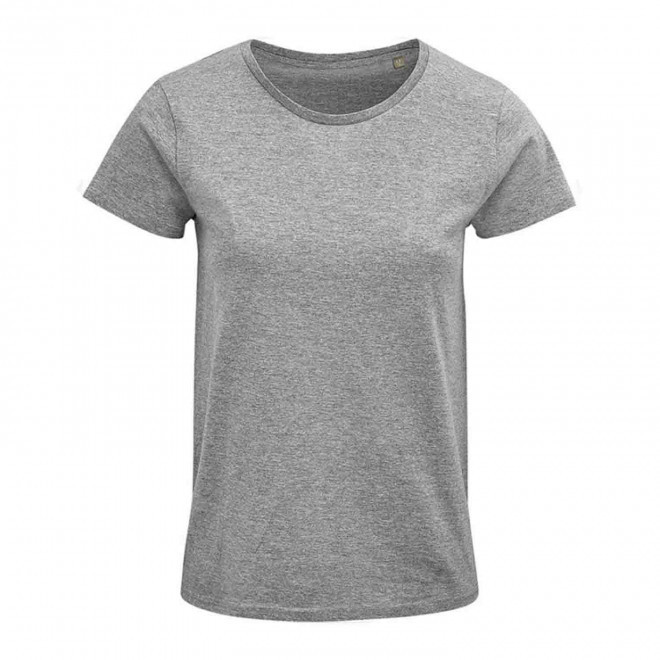 TEE-SHIRT PERSONNALISABLE FEMME 'CRUSADER' 150 GR/M² - gris chiné