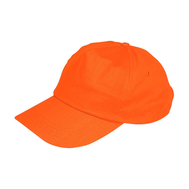 CASQUETTE PUBLICITAIRE 5 PANS 'ANTO' 165 GR/M² - orange