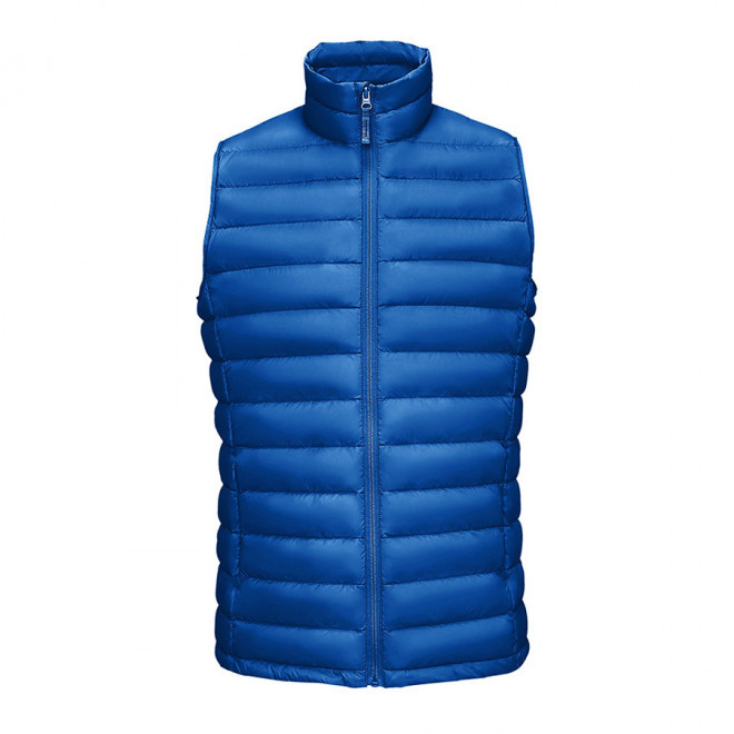 DOUDOUNE SANS MANCHE PERSONNALISABLE HOMME 'WILSON BW'  - bleu royal