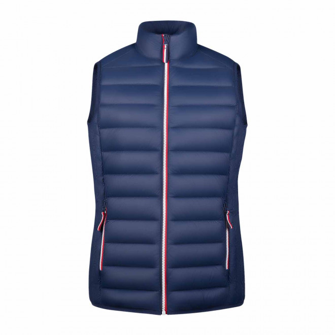 DOUDOUNE SANS MANCHE PERSONNALISABLE FEMME 'VICTOIRE' - marine