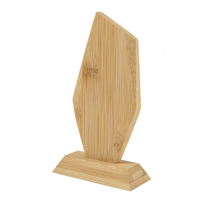 TROPHEE PUBLICITAIRE BAMBOU 'FAUSTINO FLAMME' - naturel