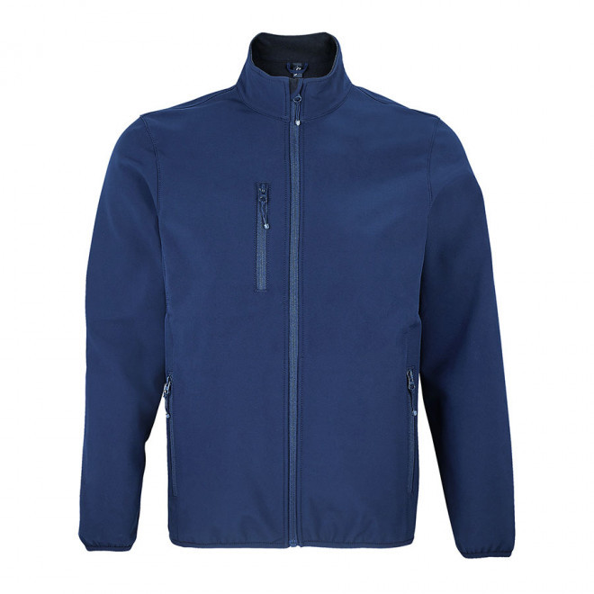 VESTE ZIPPÉE PERSONNALISÉE HOMME SOFTSHELL 'FALCON' - bleu abysse