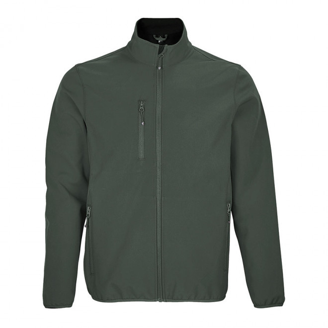 VESTE ZIPPÉE PERSONNALISÉE HOMME SOFTSHELL 'FALCON' - vert forêt