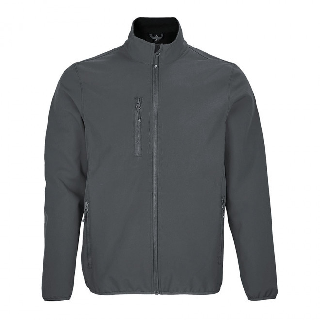 VESTE ZIPPÉE PERSONNALISÉE HOMME SOFTSHELL 'FALCON' - anthracite