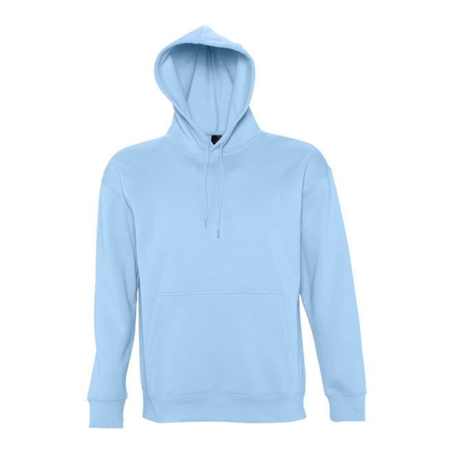SWEAT-SHIRT PERSONNALISÉ MIXTE CAPUCHE 'SLAM' 320 GR/M² - bleu ciel