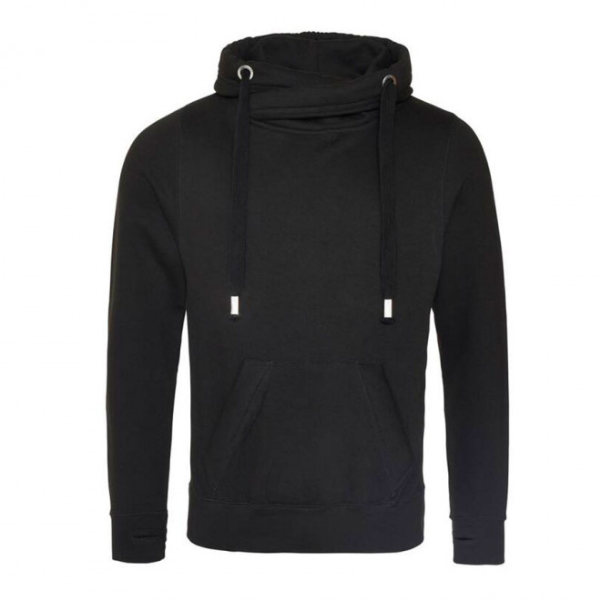SWEAT SHIRT PERSONNALISÉ COL CROISÉ 330GR/M² 'VENTI' - noir
