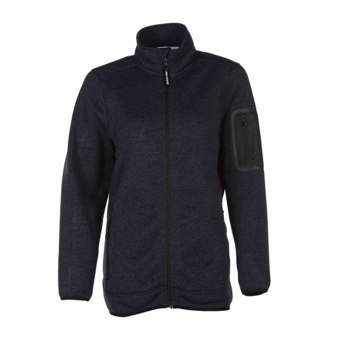 VESTE POLAIRE PERSONNALISÉE FEMME 300 GR/M² 'FIJI' - marine chiné