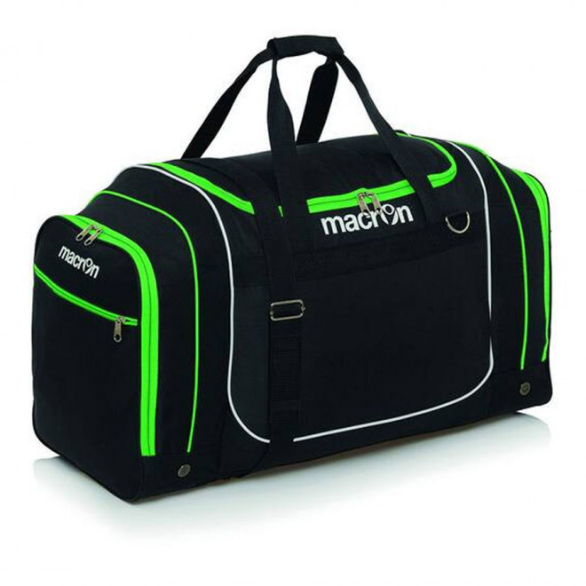 SAC DE SPORT PERSONNALISABLE 'DRIPPY' - noir/vert
