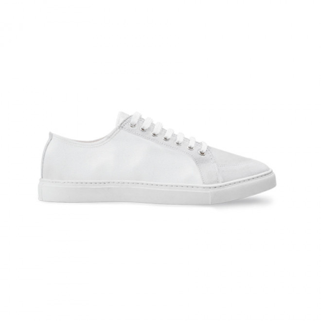 SNEAKERS PERSONNALISÉES BLANCHES 'JAMY' - blanc