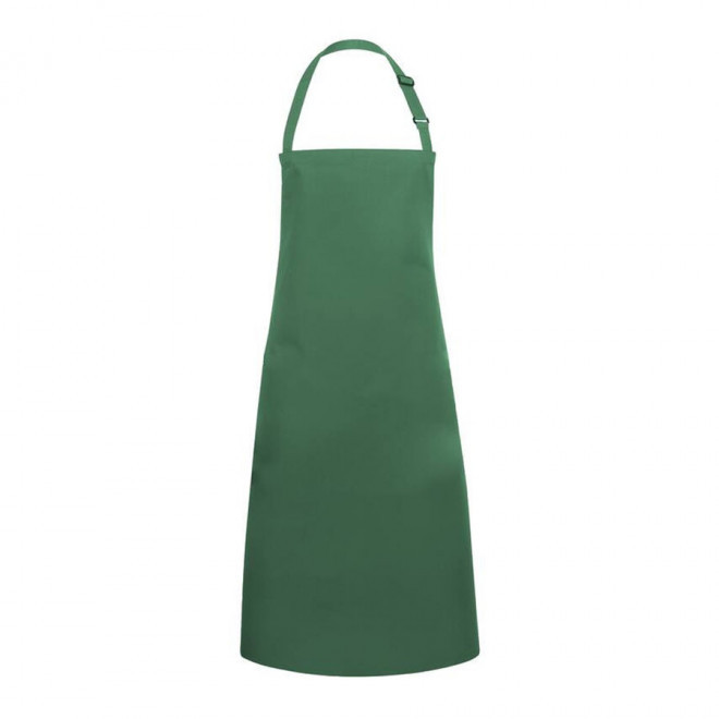 TABLIER PERSONNALISÉ À BOUCLE KARLOWSKY® 'EATING' - vert sapin