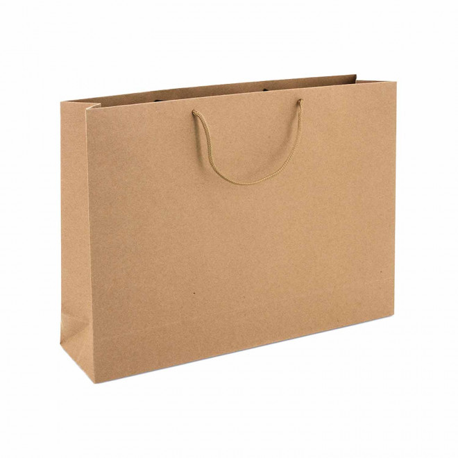 SAC CADEAU PERSONNALISE 42x30x9 'KARTELOS' - beige