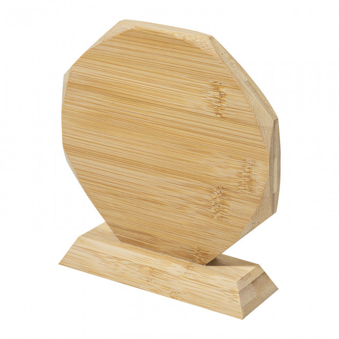 TROPHEE EN BAMBOU PERSONNALISE 'FAUSTINO BAMBOU' - naturel