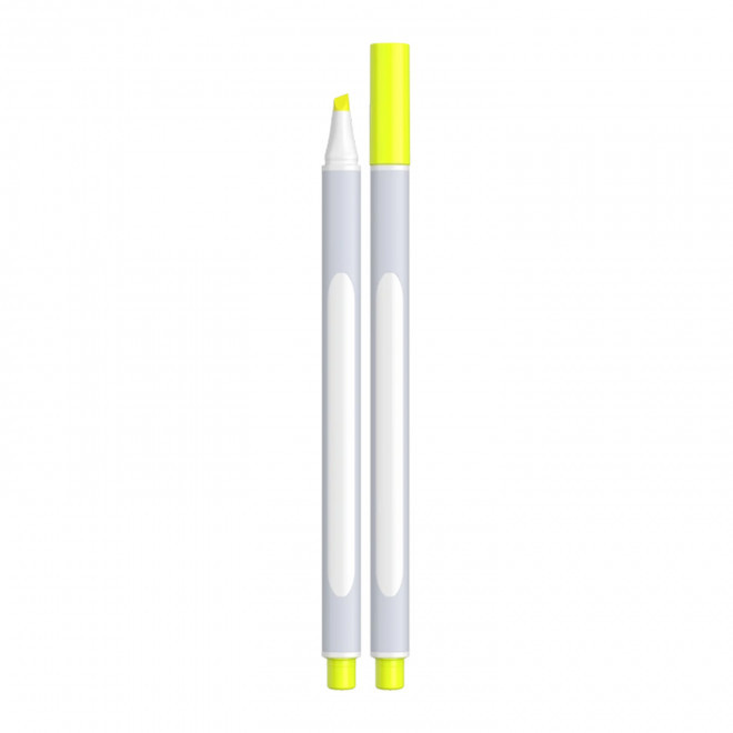 SURLIGNEUR PERSONNALISABLE 'ANGIE' - jaune fluo