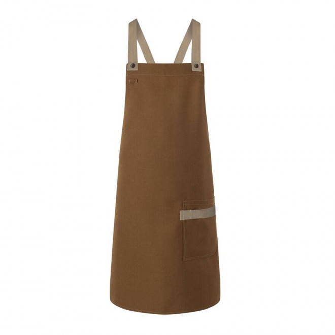 TABLIER PERSONNALISÉ STYLE URBAN KARLOWSKY® 'PREPY' - cinnamon