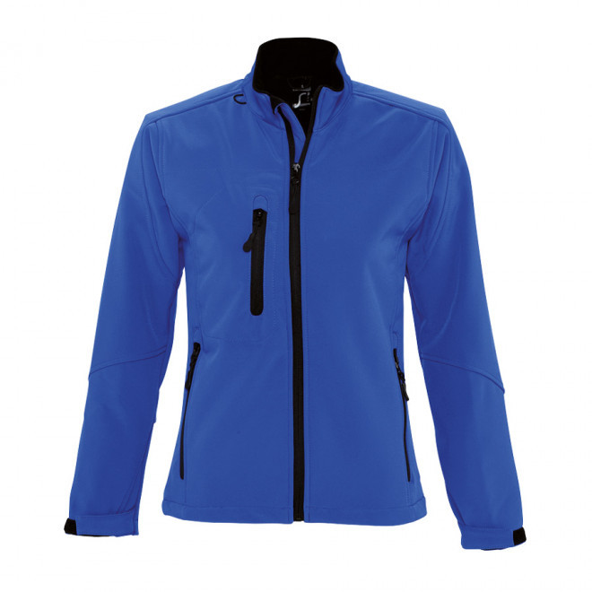 VESTE PUBLICITAIRE ZIPPÉE SOFTSHELL FEMME 'RELAX' 340 GR/M² - bleu royal