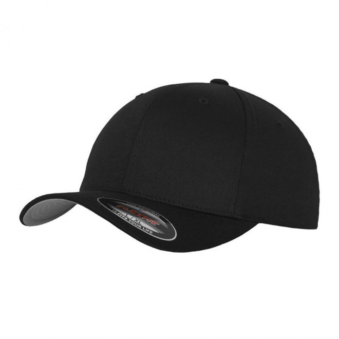 CASQUETTE PERSONNALISÉE FLEXFIT® 'WOOLY' - noir