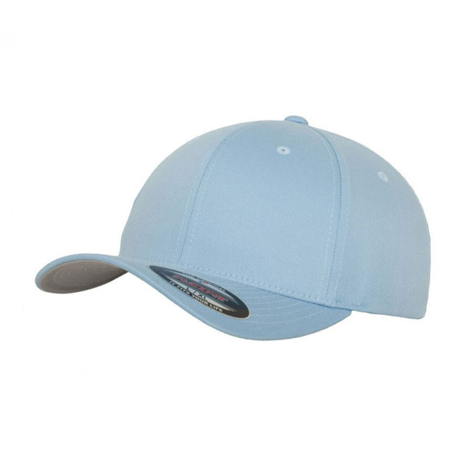 CASQUETTE PERSONNALISÉE FLEXFIT® 'WOOLY' - carolina blue