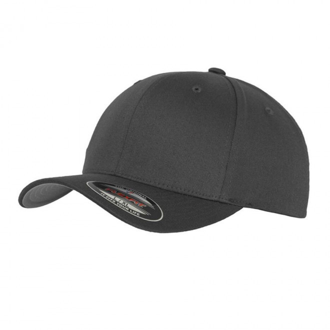 CASQUETTE PERSONNALISÉE FLEXFIT® 'WOOLY' - dark grey