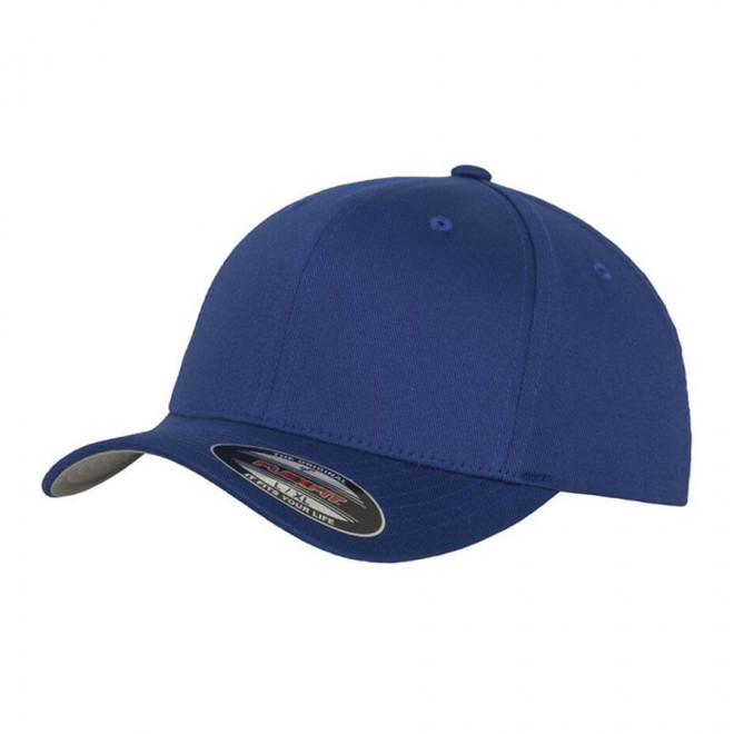 CASQUETTE PERSONNALISÉE FLEXFIT® 'WOOLY' - royal