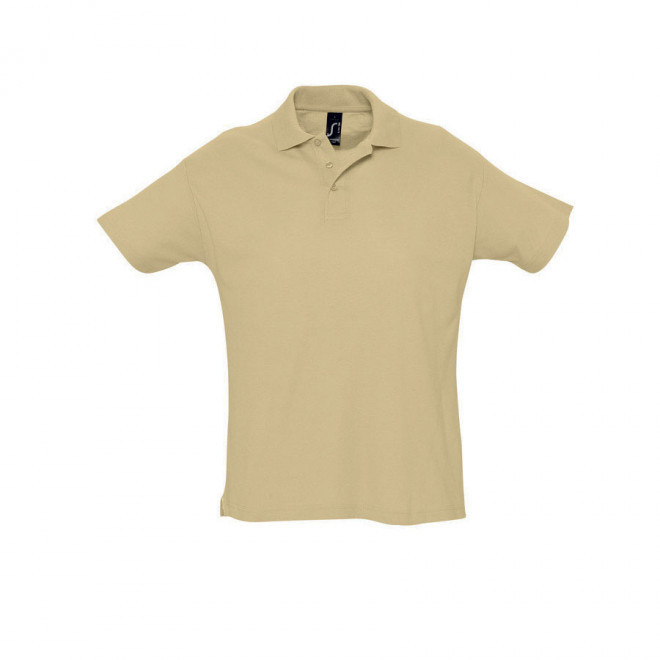 POLO PUBLICITAIRE HOMME 'SUMMER' COULEUR 170 GR/M² - sable