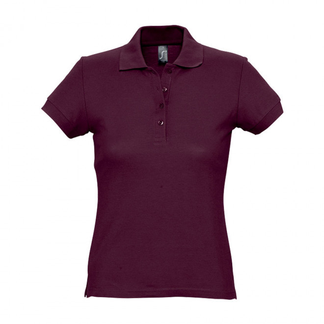 POLO PUBLICITAIRE FEMME 'PASSION' 170 GR/M² - bordeaux