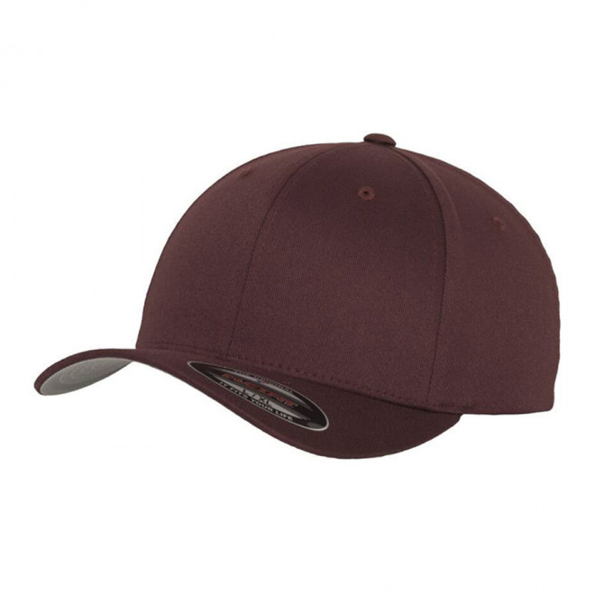 CASQUETTE PERSONNALISÉE FLEXFIT® 'WOOLY' - maroon