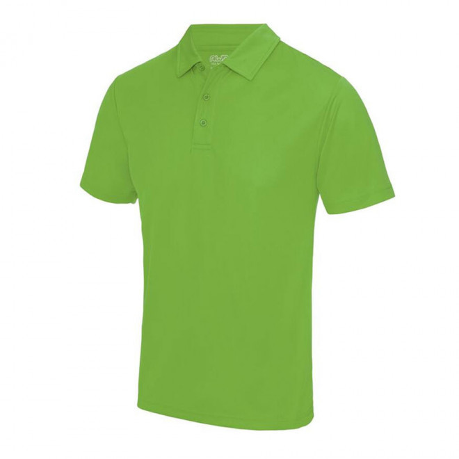 POLO PERSONNALISÉ HOMME RESPIRANT JUST COOL® 'ASTI' - lime green