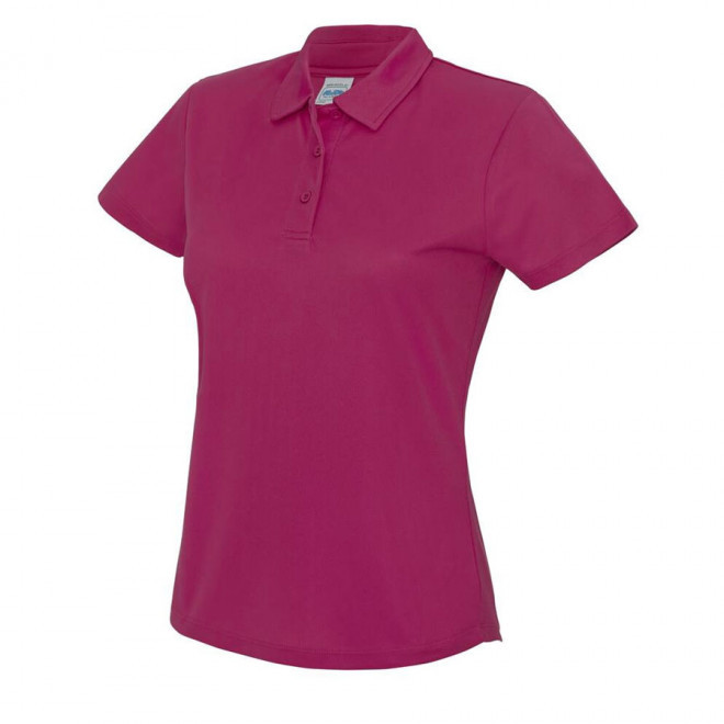 POLO PERSONNALISÉ FEMME RESPIRANT JUST COOL® 'ASTI' - hot pink