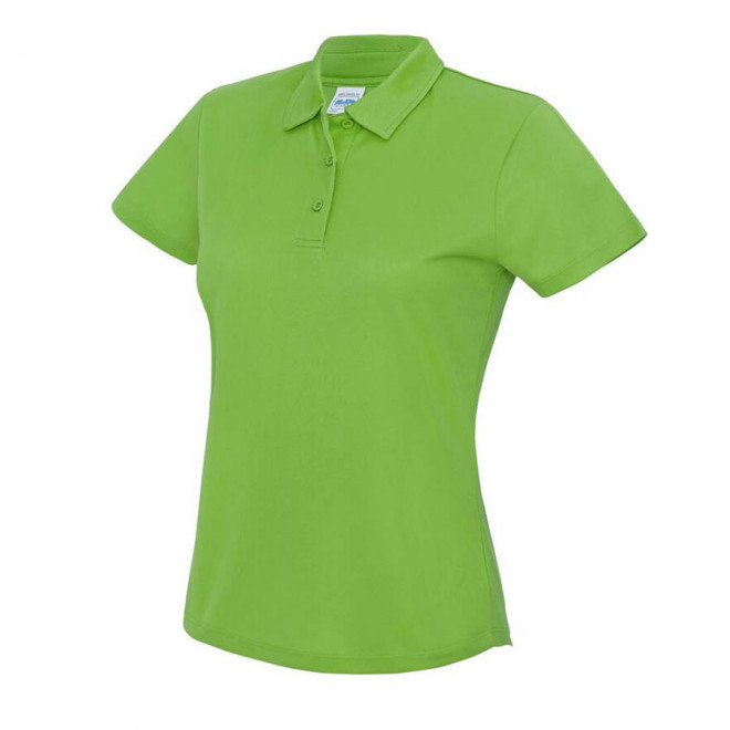 POLO PERSONNALISÉ FEMME RESPIRANT JUST COOL® 'ASTI' - lime green