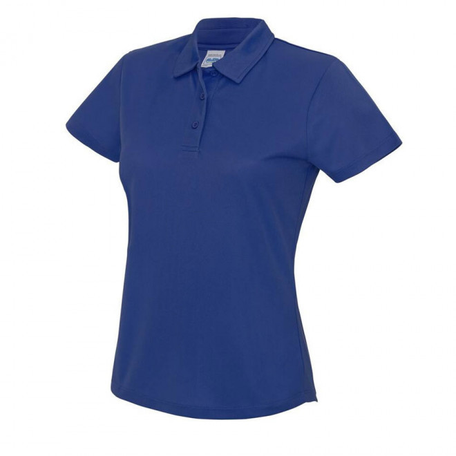 POLO PERSONNALISÉ FEMME RESPIRANT JUST COOL® 'ASTI' - royal