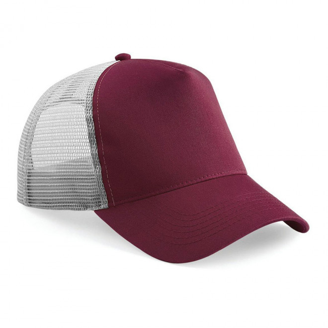 CASQUETTE PERSONNALISÉE BEECHFIELD® 'VITTA'  - burgundy/grey